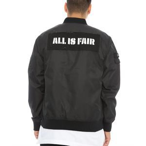 FAIRPLAY BRAEDEN BOMBER JACKET BLACK "NWT"